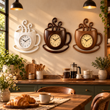 Ceas de Perete Decorativ în Formă de Ceașcă de Cafea – 27 × 22 cm - detaliu produs