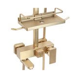 Coloana Dus cu Baterie Monocomanda Auriu Periat 104cm Design Modern - detaliu produs