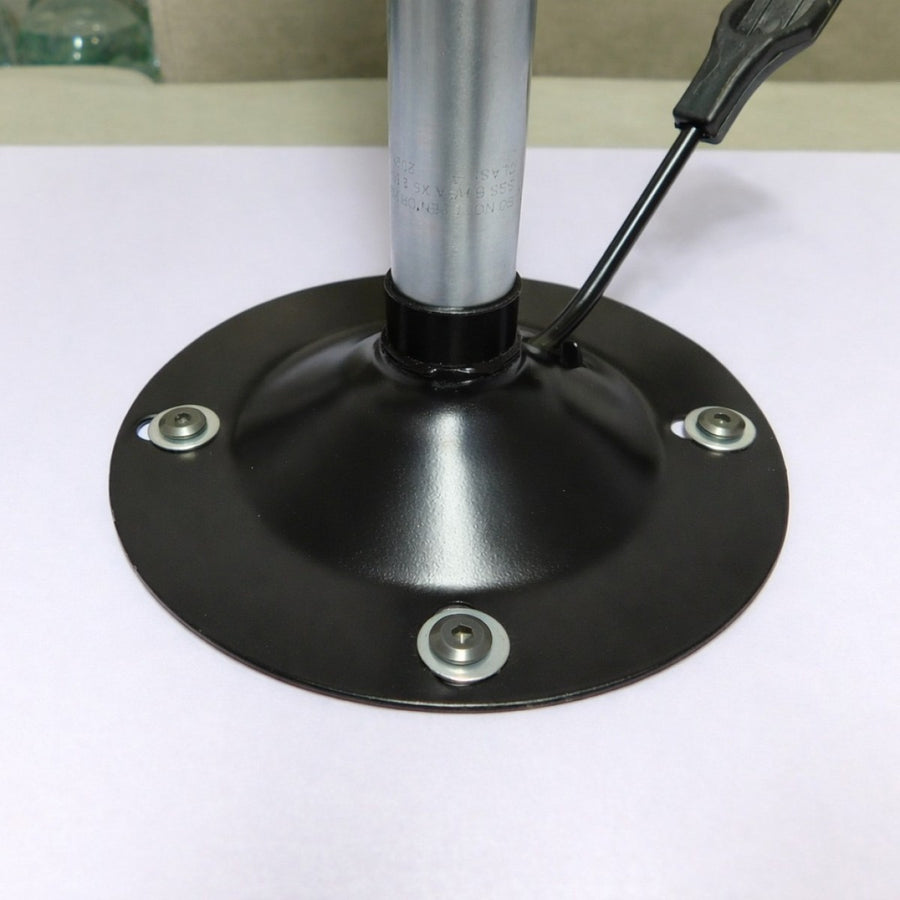 Masuta Portabila cu Inaltime Ajustabila 60x80 cm Piston Pneumatic Blat MDF Alb - detaliu produs