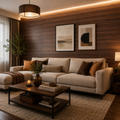 Tapet 3D Caramida Maro Nuc, Autoadeziv, Decorativ și Impermeabil – 70 × 77 cm