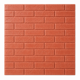 Tapet Caramida Rosie Textura 3D Autoadeziv Decorativ Perete 70x77cm - detaliu produs