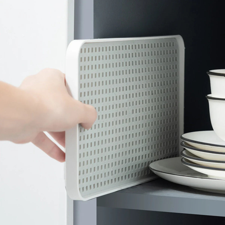 Tava multifunctionala cu sistem de scurgere pentru bucatarie si baie, 38 x 22.4 x 2.3 cm