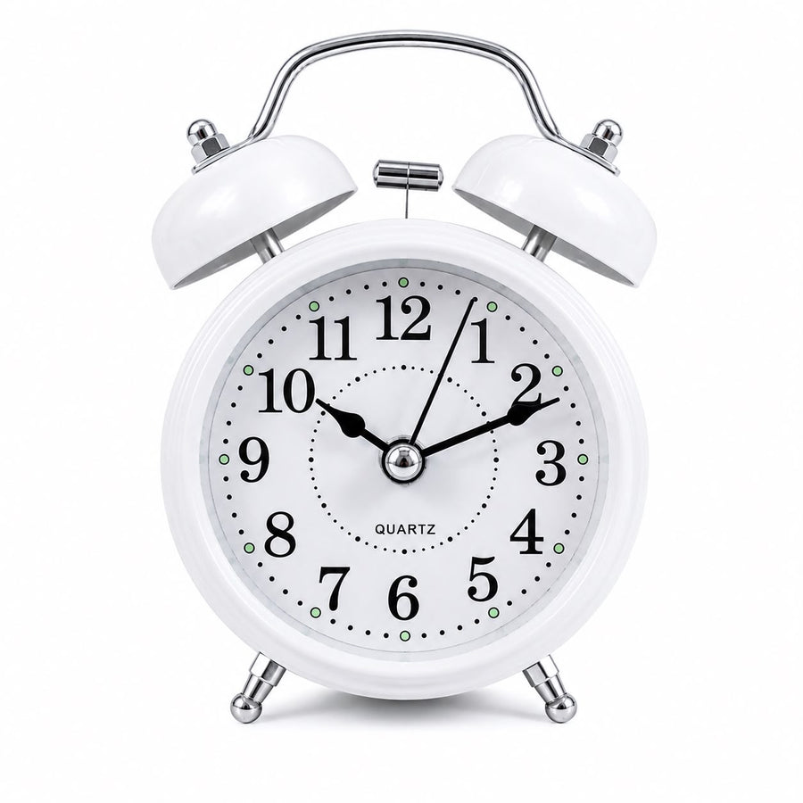 Ceas de masă cu alarmă, stil clasic – 12 x 8 cm - detaliu produs