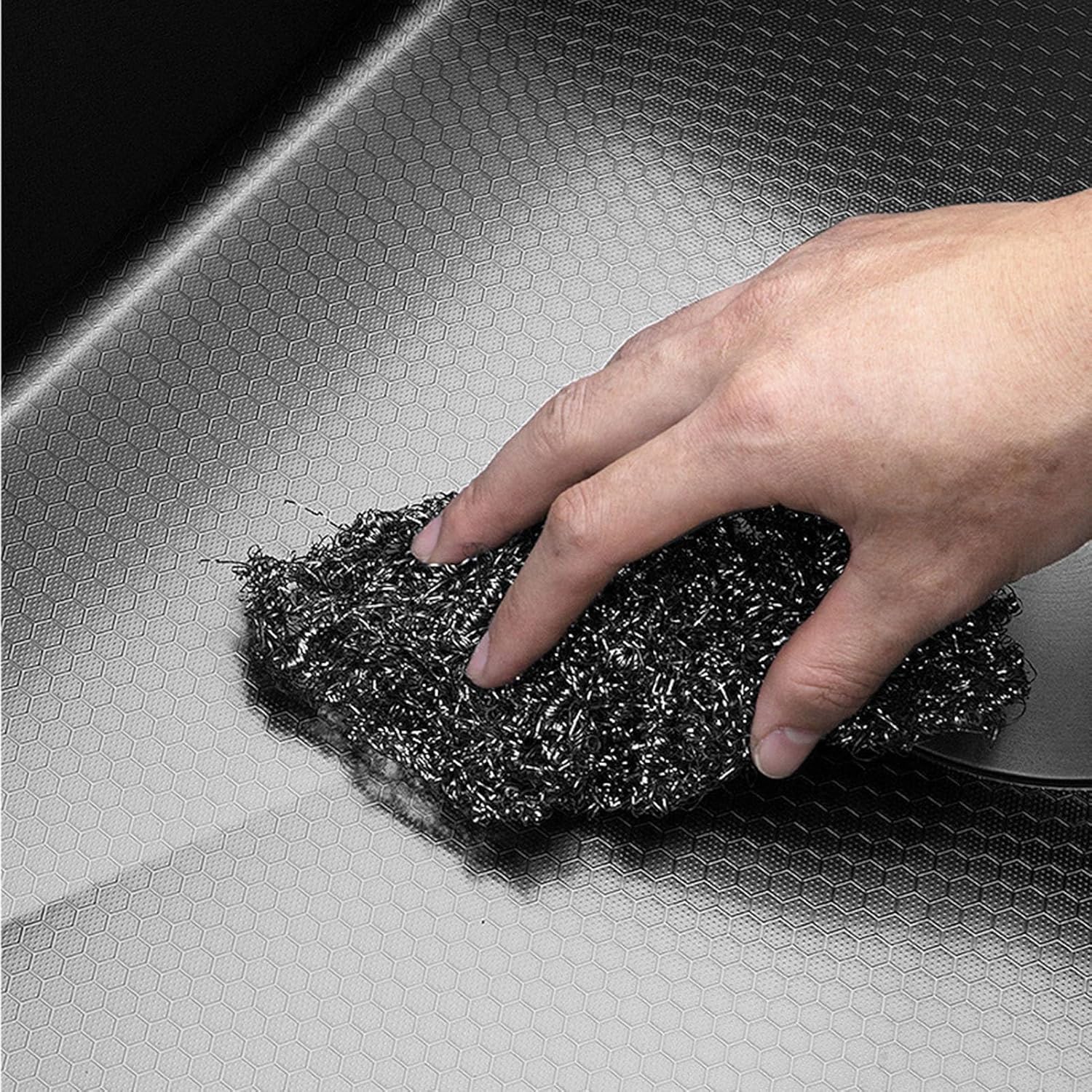RESIGILAT - Chiuveta multifunctionala cu 2 cascade cu accesorii incluse, afisaj digital a temperaturii si robinet cascada, culoare negru grafit