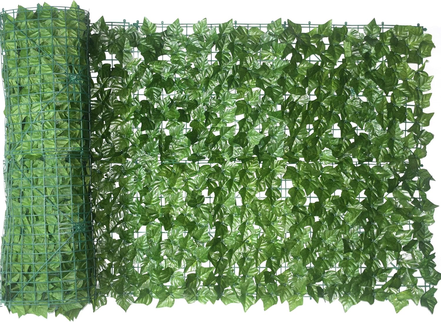 Panou Gard Artificial cu Frunze Ivy 3m x 1m, Paravan Verde, Balcon, Terasa, Gradina