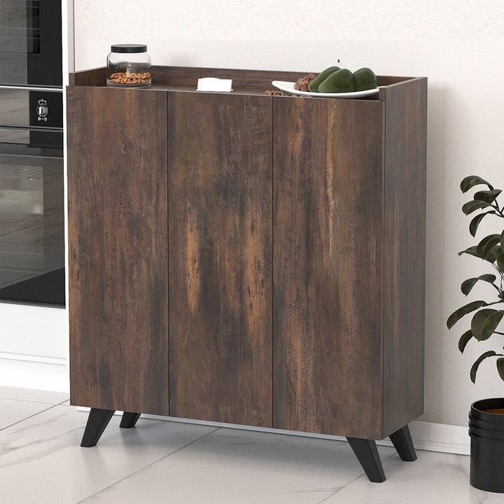 Dulap multifunctional cu 3 usi, Design scandinav modern 103.5 x 90 x 30cm