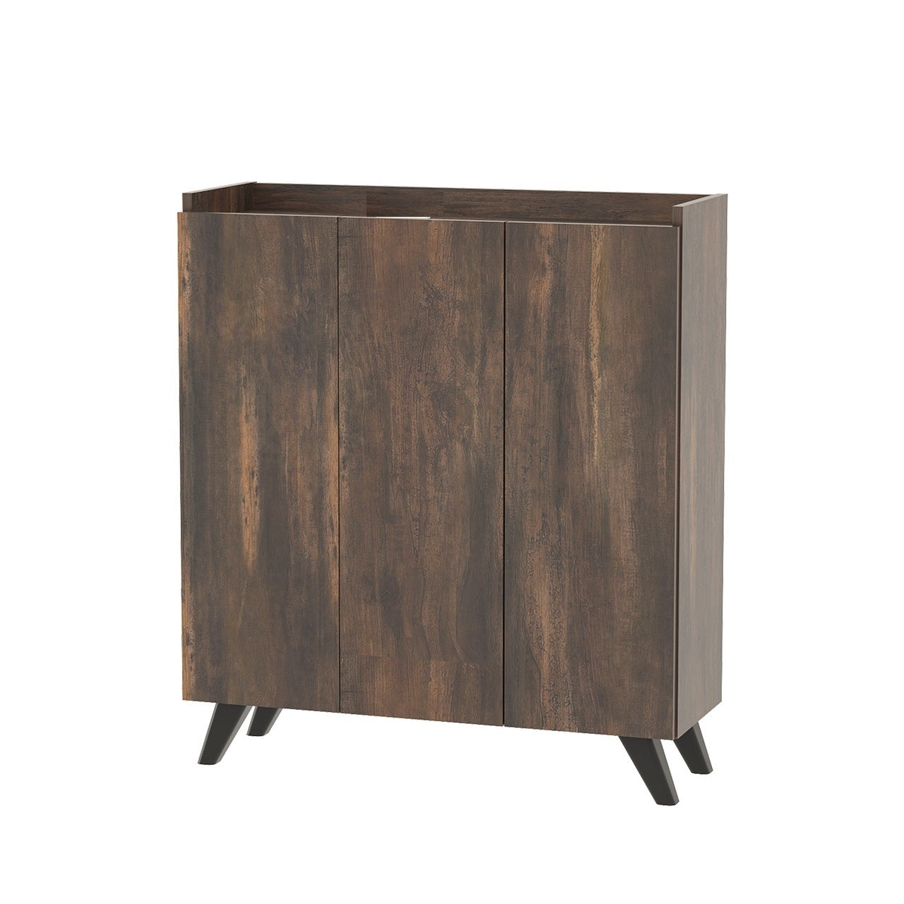 RESIGILAT - Dulap multifunctional cu 3 usi, Design scandinav modern 103.5 x 90 x 30cm