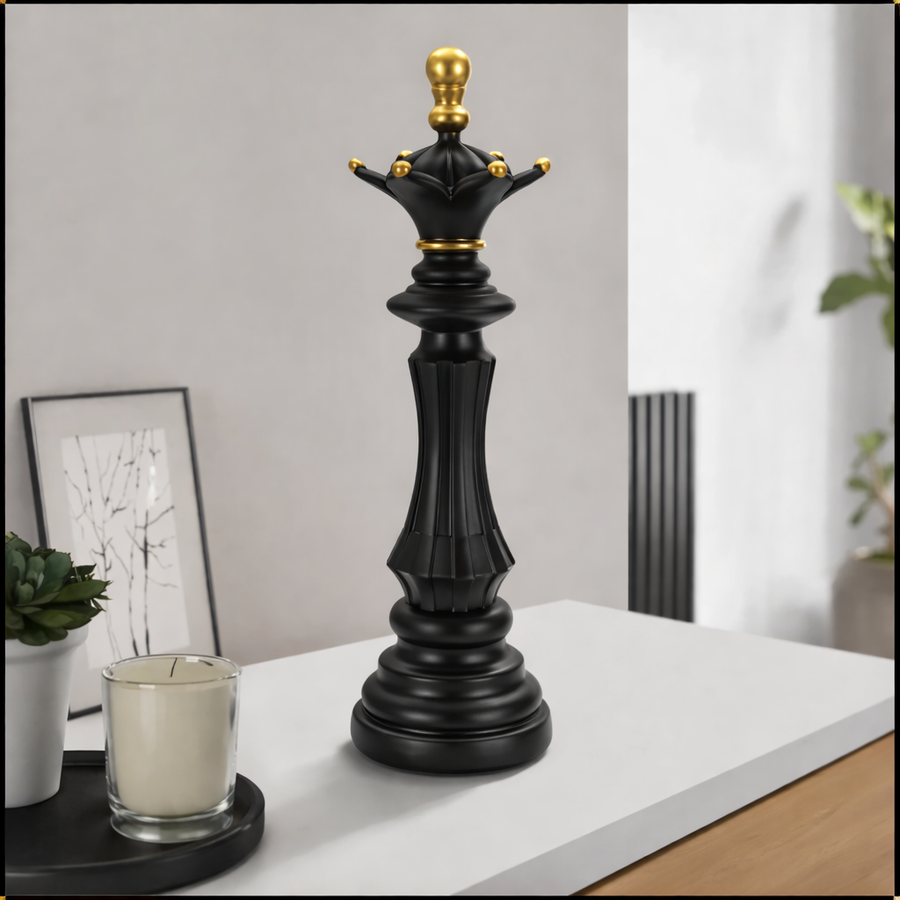 Statuete Sah Premium, Ornamente Regi, Dame, Calareti, Sculpturi Rasina, Decor Casa