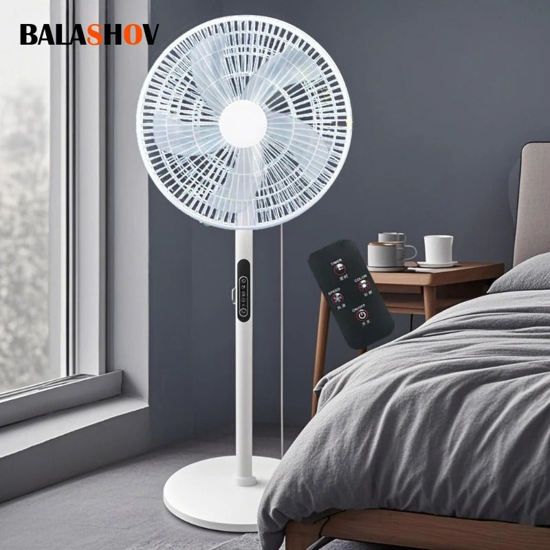 RESIGILAT - Ventilator digital cu telecomanda si timmer 1120 mm, oscilatie 90°, afisaj LED, 16 inch