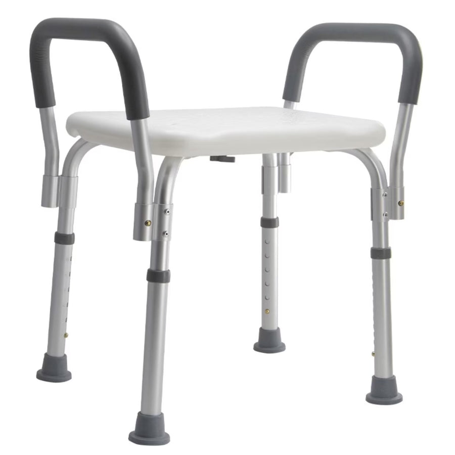 Scaun de Dus Multifunctional Polietilena Sezut Antiderapant Manere Detasabile Inaltime Ajustabila 37.5-49.5cm - detaliu produs