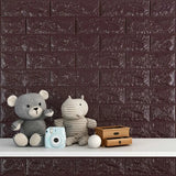 Tapet 3D Autoadeziv Set 10 Bucati Design Modern Rezistent Umezeala 70x77cm - detaliu produs