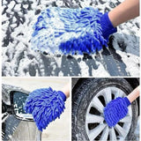 Manusa Spalare Auto Chenille Izolata Interior Microfibra Verde - detaliu produs