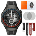 Ceas Smartwatch ENERGYFIT, Ecran AMOLED 1.43", Apel Bluetooth, ChatGPT AI, Notificari Romana, Fitness, Sport, Rezistent Apa 5ATM, Incarcare Wireless, 2 Curele, Negru
