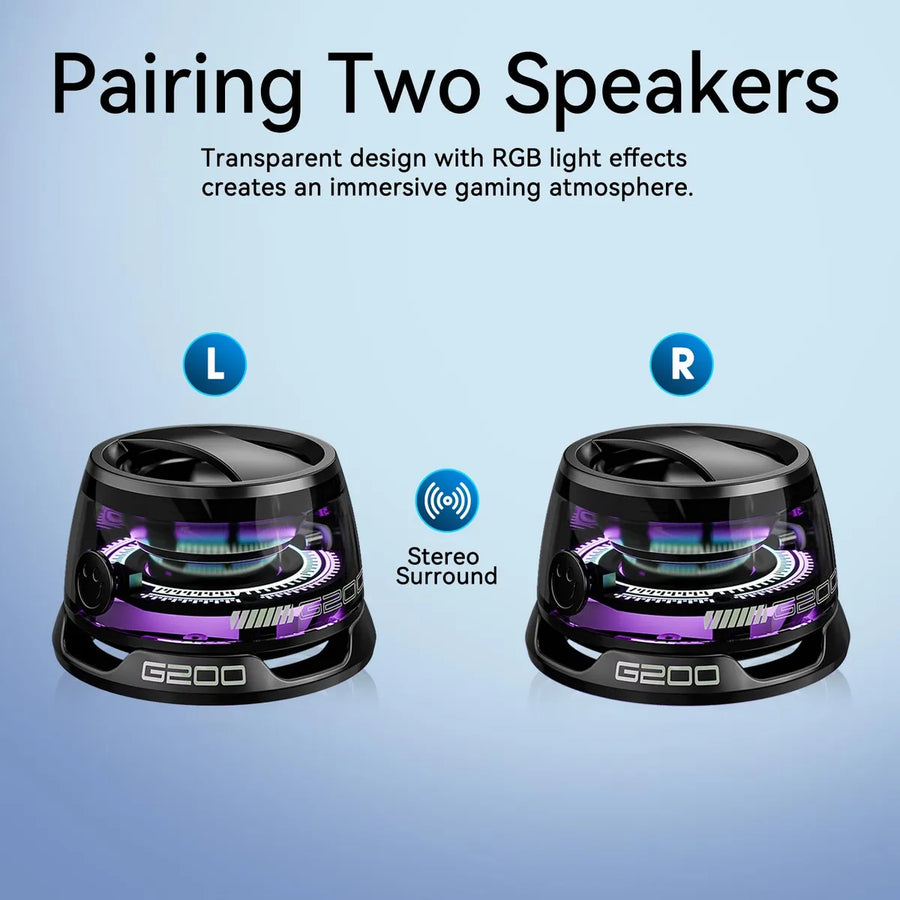 Boxa Portabila Bluetooth Rezistenta la Apa IPX7 cu Magnet, Atasare Magnetica pentru Telefoane & Suprafete Metalice, Sunet Surround 3D, Iluminare RGB, TWS Dual Channel, Negru