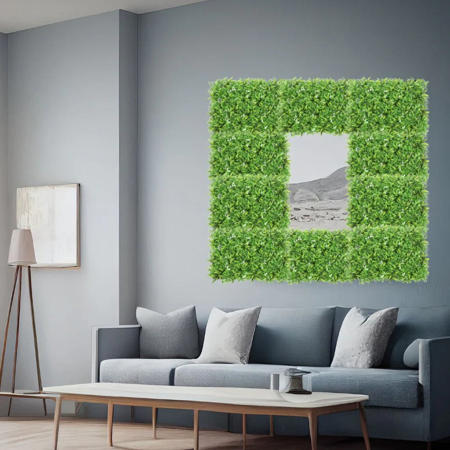 Perete verde artificial, gradini verticale din plante artificiale 60x40cm