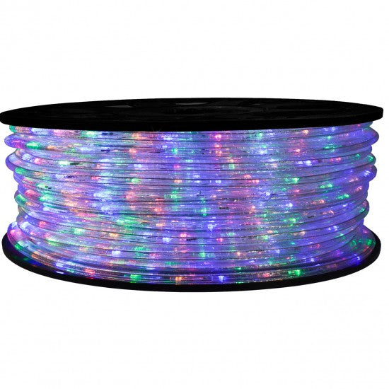 Instalatie tip furtun luminos LED 100m, cu joc de lumini, diverse culori, 2 alimentatoare