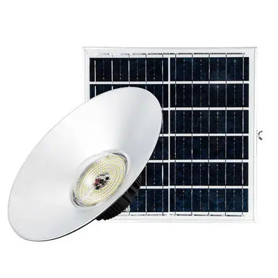 RESIGILAT - Lampa Solara LED 100/150W  de Hala cu Panou Solar