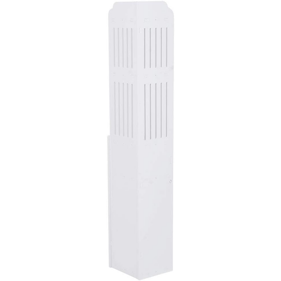 Dulap vertical pentru baie, 3 polite, 2 sertare 120 x 20 x 20 cm, alb