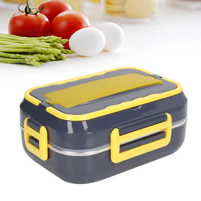 Caserola Electrica Portabila 1.5L, Incalzitor Alimente, Alimentare Casa + Auto, 19.8x11.6x26.8 cm