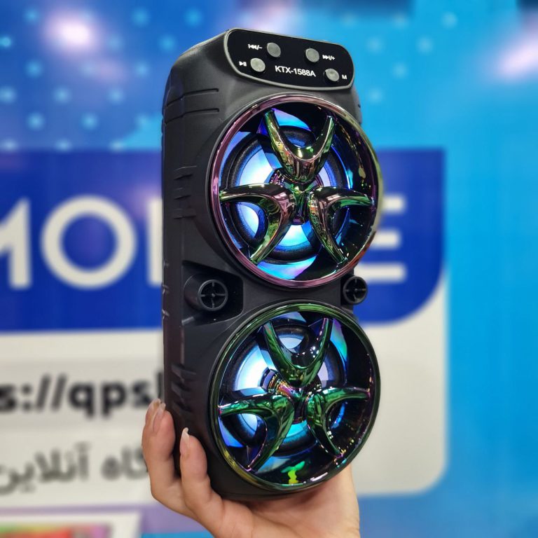 Boxa Bluetooth Wireless KTX-1588A cu Lumini RGB și Funcție Stereo Wireless Twin