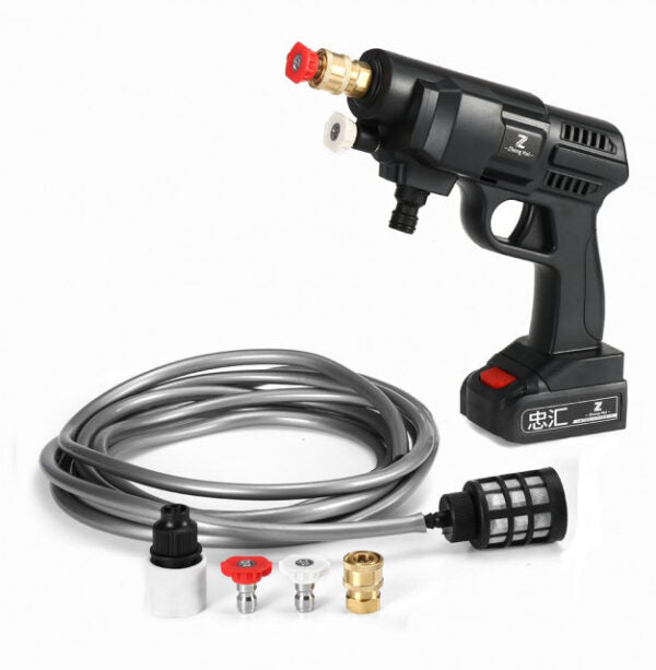 RESIGILAT - Aparat de spalat electric cu presiune puternica, 1/2 acumulator 48V, 8L/min, 20 Bari