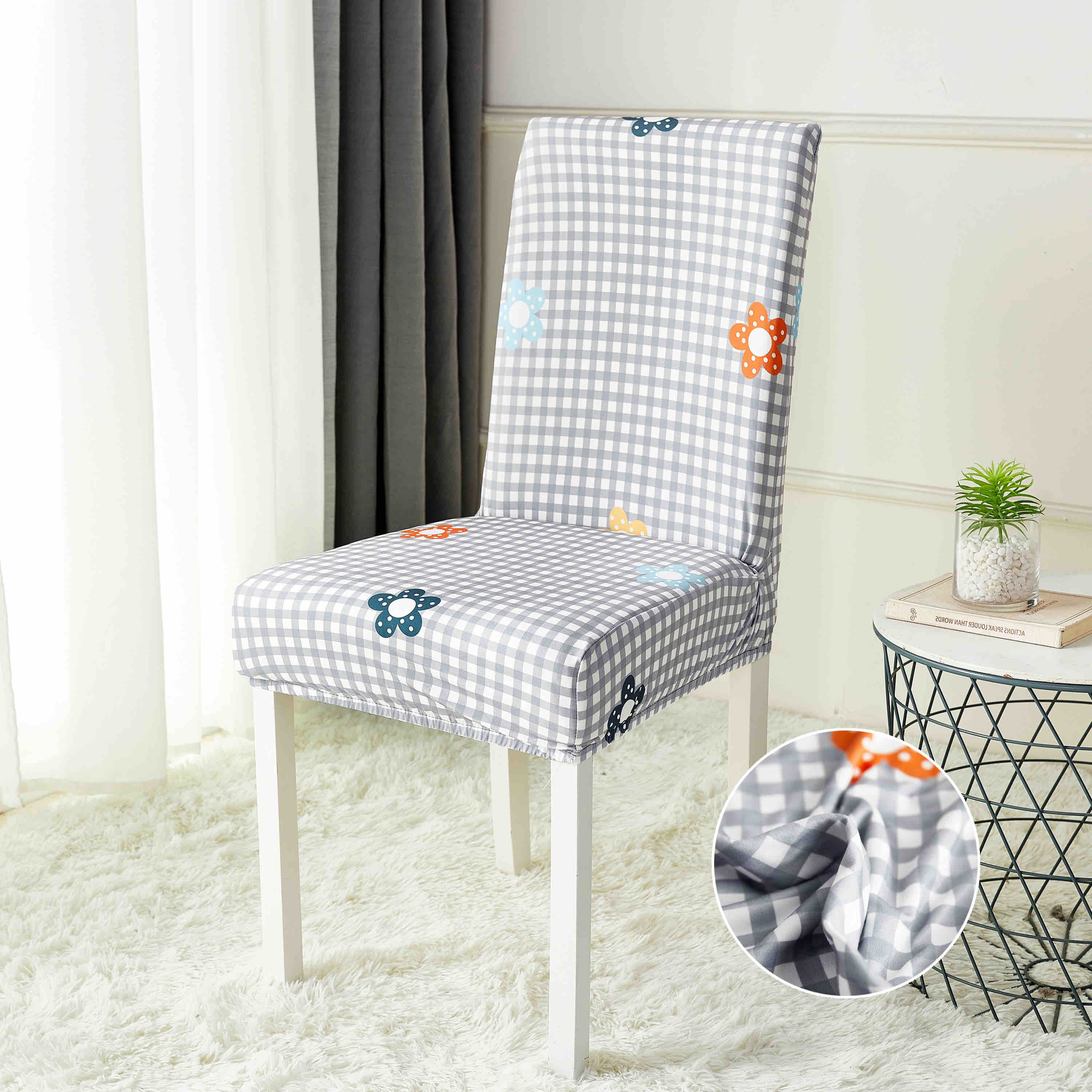 Set 6 huse universale, elastice, pentru scaun