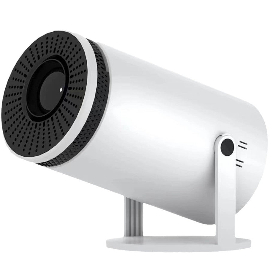 Videoproiector portabil, X10 Plus, 5000 lumeni, 4K Ultra HD, WiFi, Bluetooth 5.0, difuzor integrat, telecomanda, 10.000 jocuri incluse, Rotatie 180 grade, alb