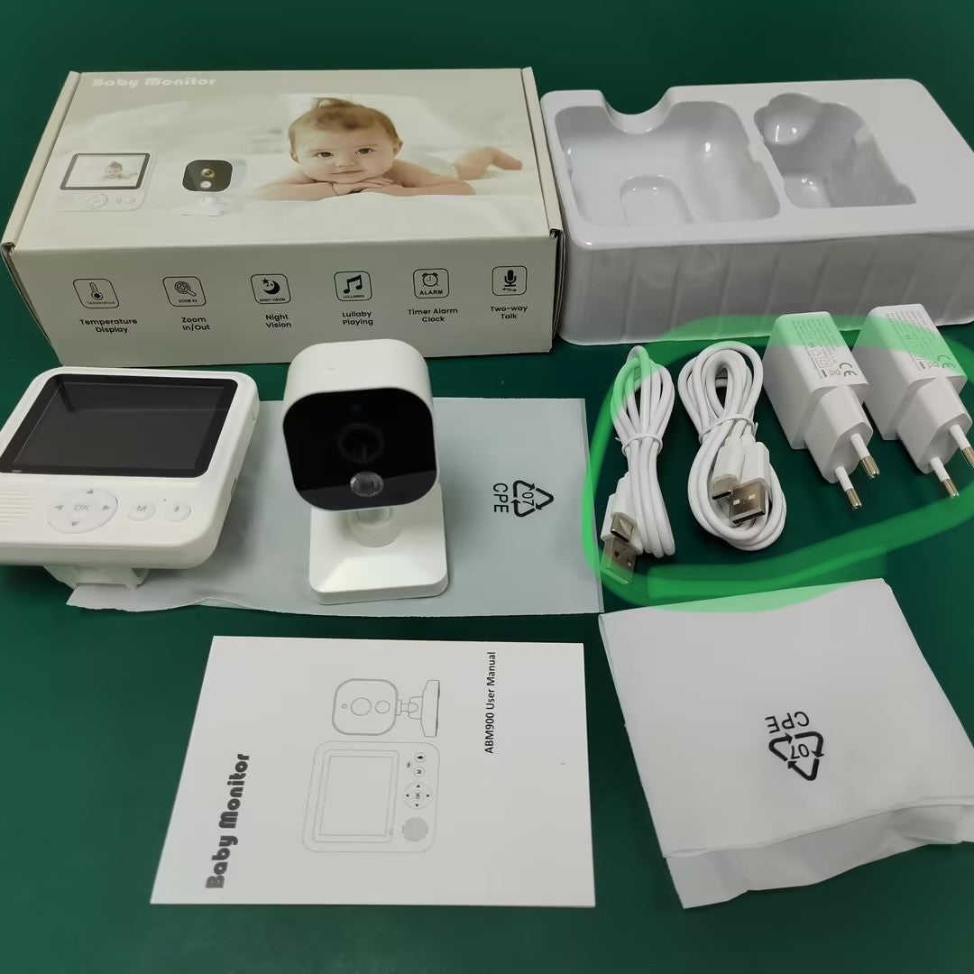 Monitor video wireless pentru bebelusi cu ecran IPS 2.8