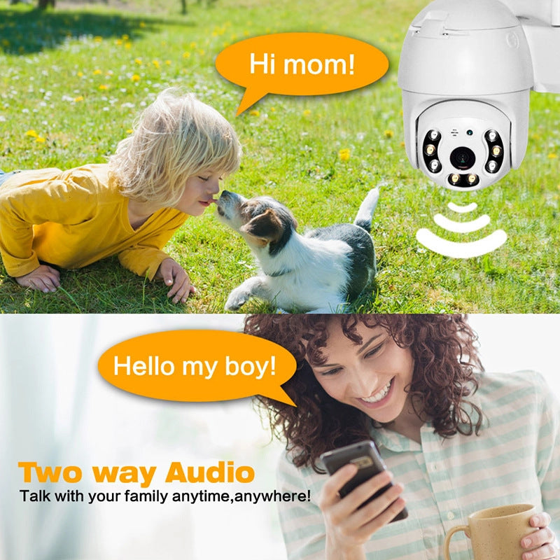 RESIGILAT - Camera supraveghere WIFI, 2MP sau 3MP, FULL HD, vedere color noaptea, Micro SD, Rotire 360, detectie forma umana
