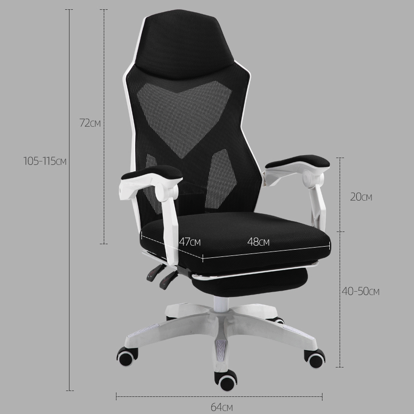 RESIGILAT - Scaun de Gaming Ergonomic Predator cu spătar ventilat și design futurist