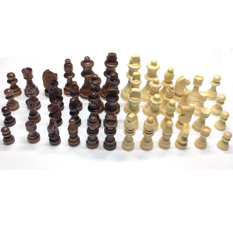 Set Joc 3 în 1: Șah, Dame și Table – Din Lemn Natural, Pliabil, Magnetic