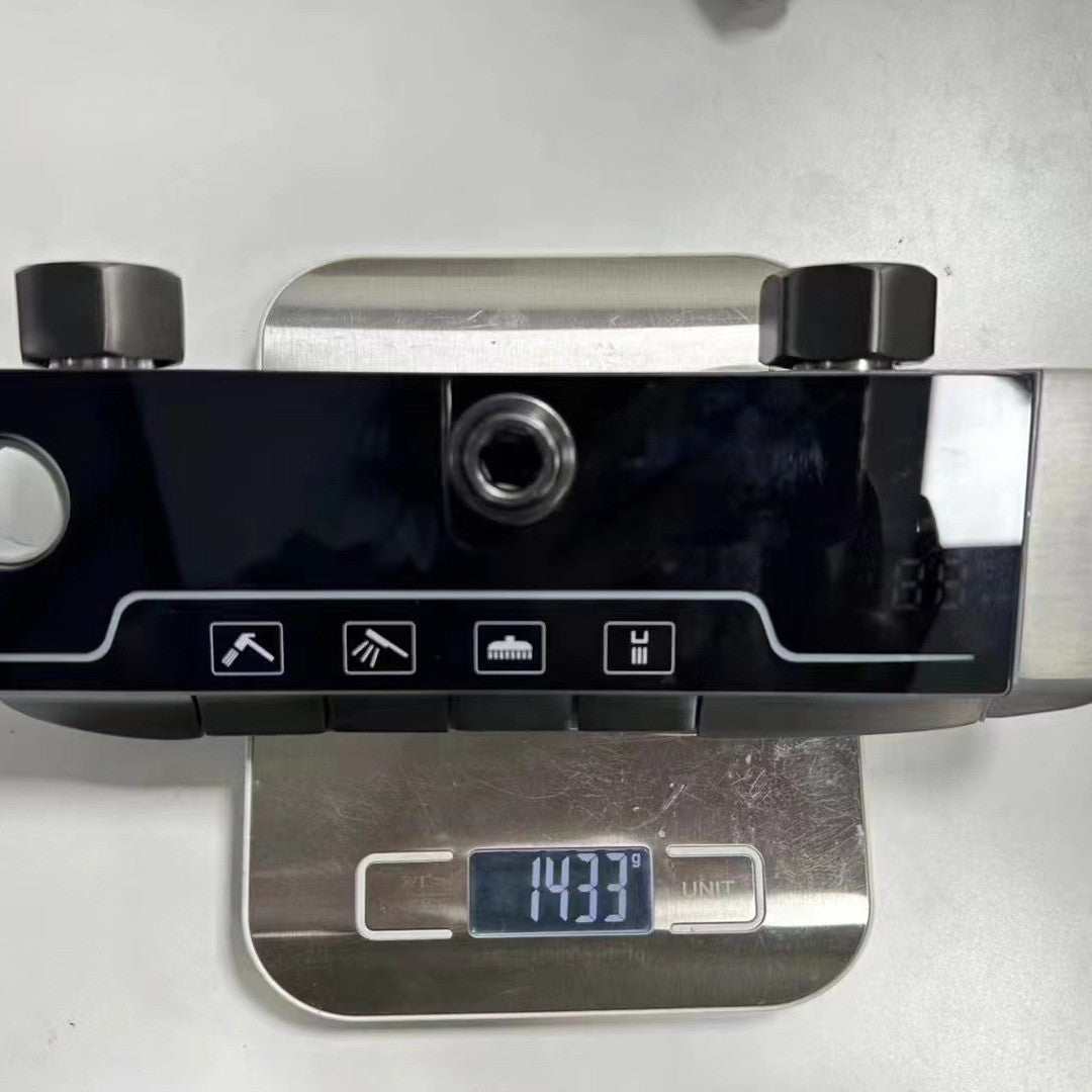 RESIGILAT - Coloana de Dus Smart, Afisaj LED Ceas, Grade, Control Termostatic, 4 Moduri de Pulverizare,Lumini LED, Materiale Premium, Para Dus, Robinet Ascuns, Fara Conectare Electrica