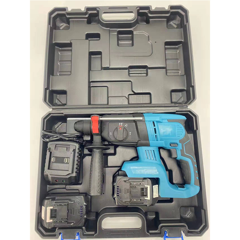 Bormasina cu Percutie Fara Fir Brushless 1850W, 2 Acumulatori 18V, 2580 rpm, Ciocan Rotopercutor SDS Plus