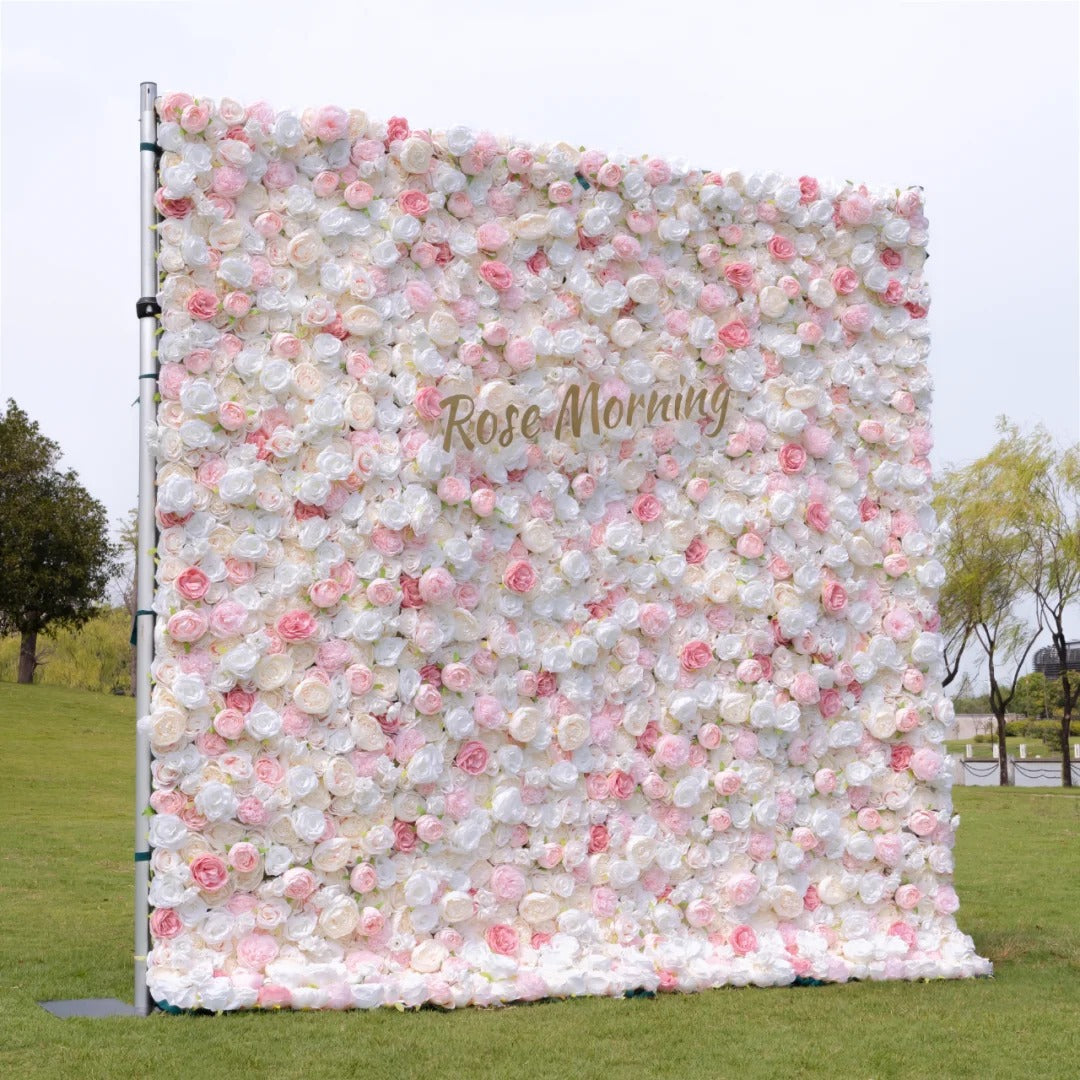 Panou Floral Artificial cu 56 de Trandafiri  – 60 x 40 cm