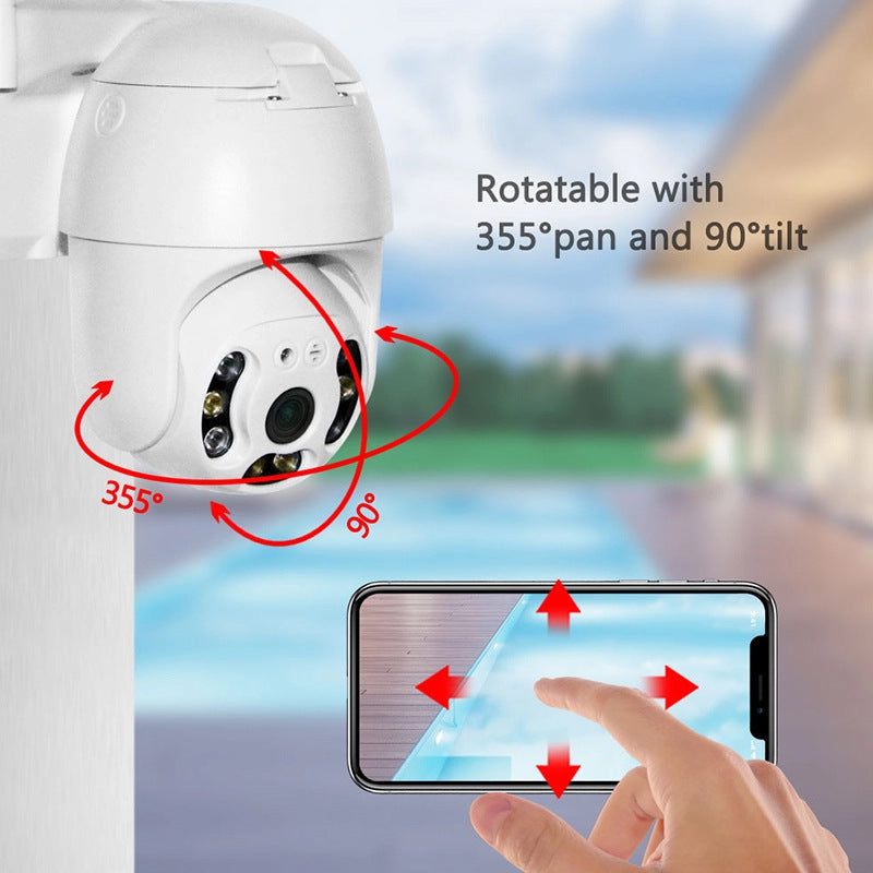 RESIGILAT - Camera supraveghere WIFI, 2MP sau 3MP, FULL HD, vedere color noaptea, Micro SD, Rotire 360, detectie forma umana