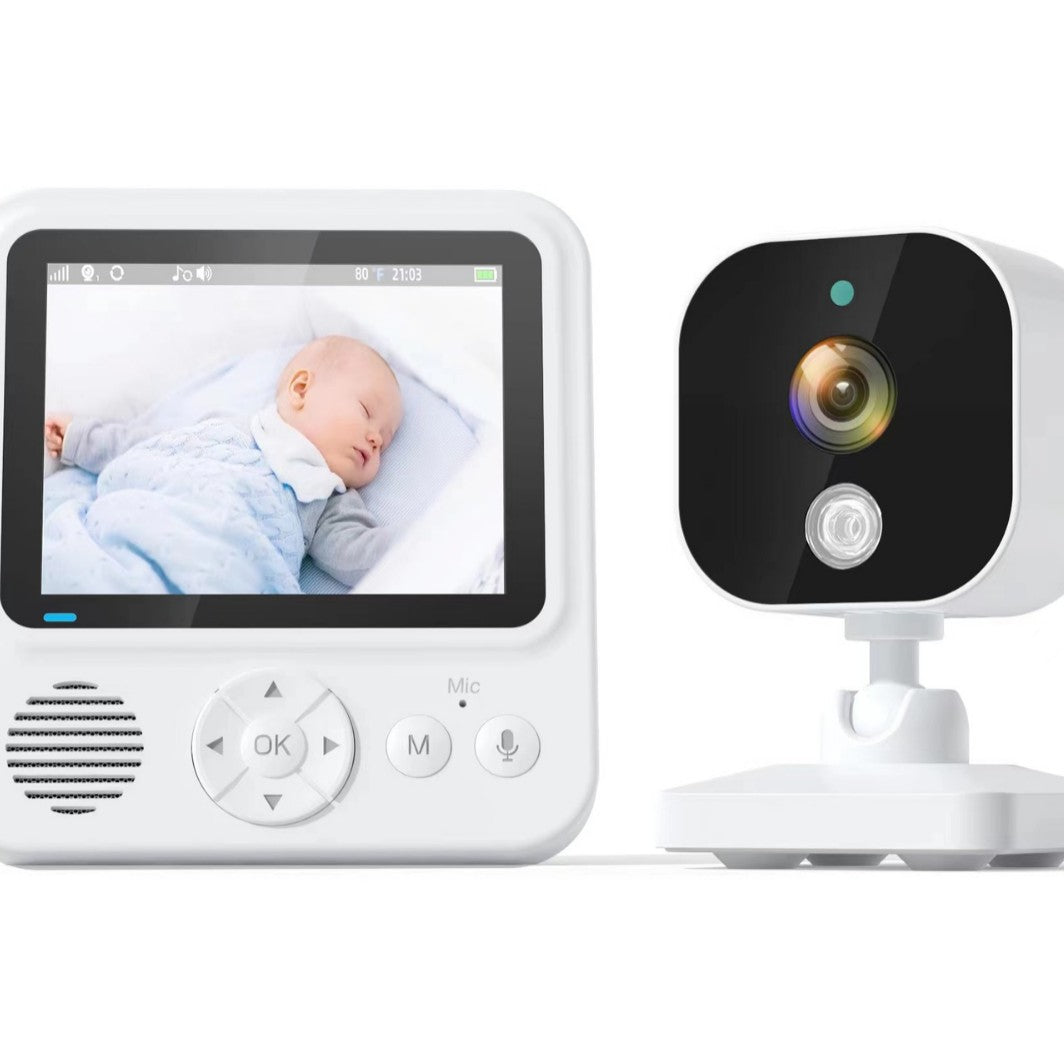 Monitor video wireless pentru bebelusi cu ecran IPS 2.8