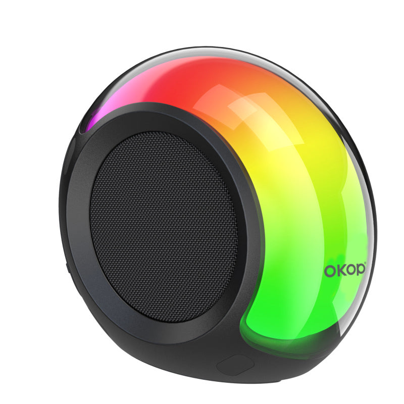 Boxa Bluetooth Portabila cu LED RGB OKOP KP-583 – 10W, TWS, USB, FM, Type-C