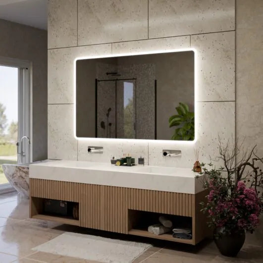 RESIGILAT - Oglinda Led Premium 80x60, cu touch si dezaburire