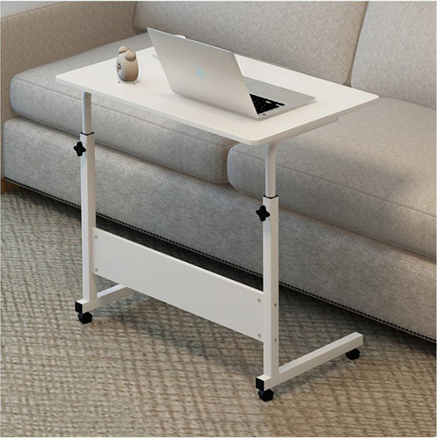Masuta laptop reglabila, mini birou cu roti, 80 cm x 40 cm