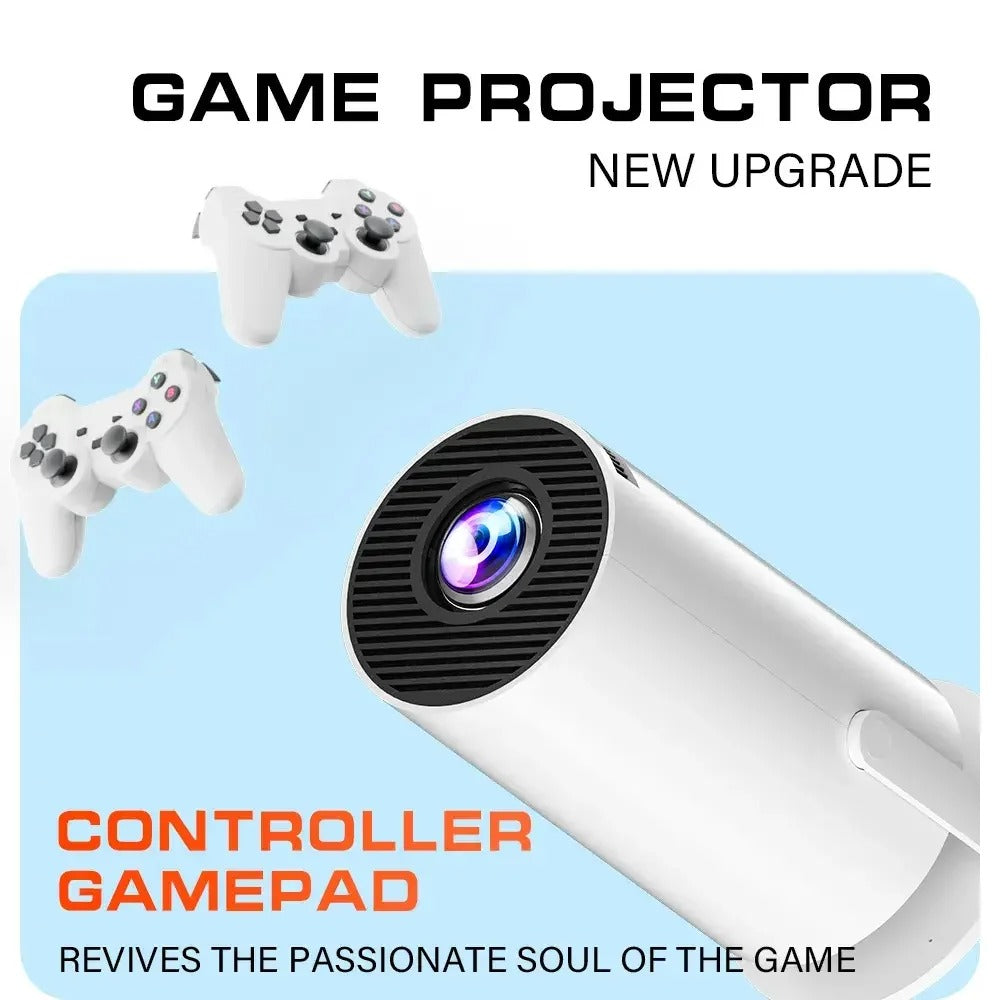 Mini videoproiector smart Magcubic HY300 Pro+ 4K, Android 11, WiFi 6, BT 5.4, Gamepad inclus