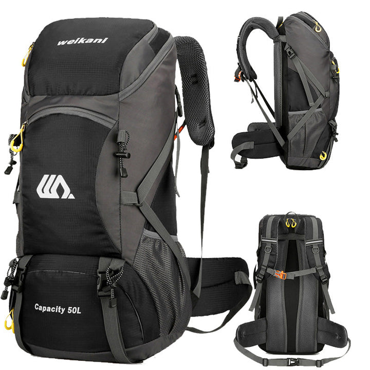 Rucsac drumetie 50L cu suport lombar si compartiment laptop 58x30x22 cm