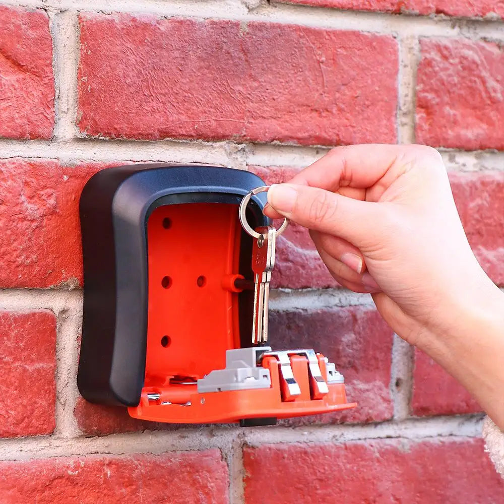 Mini seif pentru pastrat chei sau obiecte mici cu inchidere cu cifru