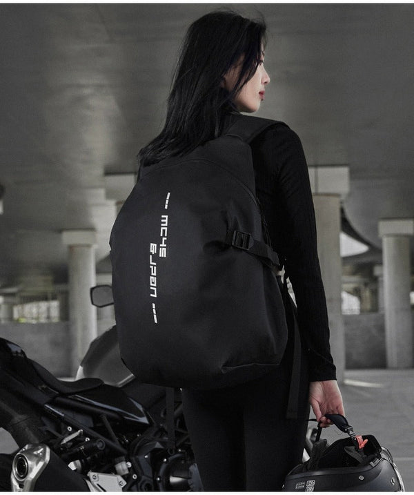 Rucsac Moto 35L impermeabil, compartiment casca & design urban
