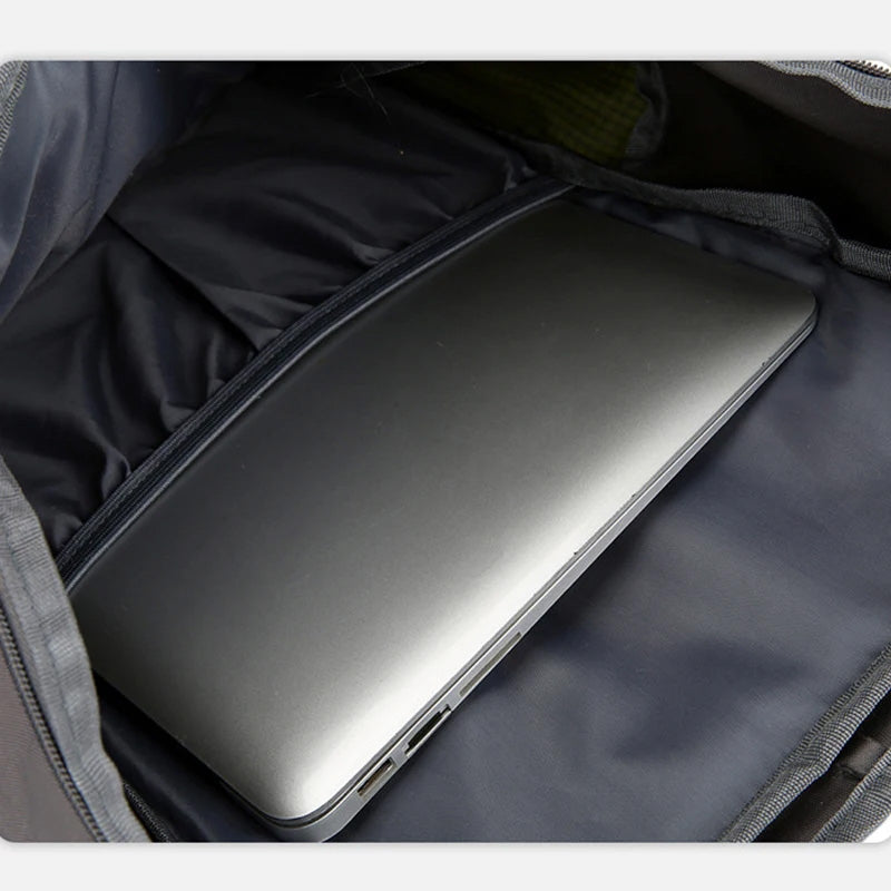 Rucsac drumetie 50L cu husa ploaie si compartiment laptop 58x30x22 cm
