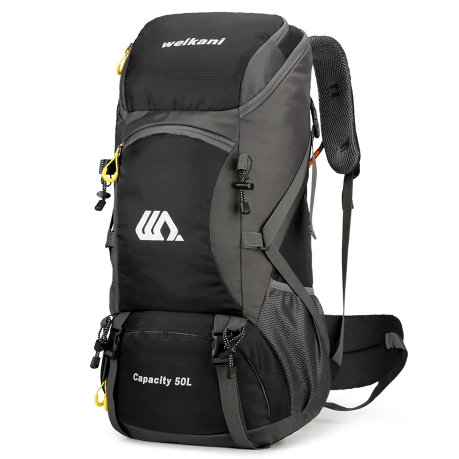 Rucsac drumetie 50L cu husa ploaie si compartiment laptop 58x30x22 cm