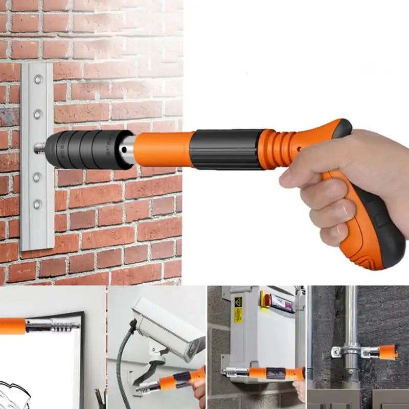 Pistol manual pentru fixarea cuielor in beton/perete