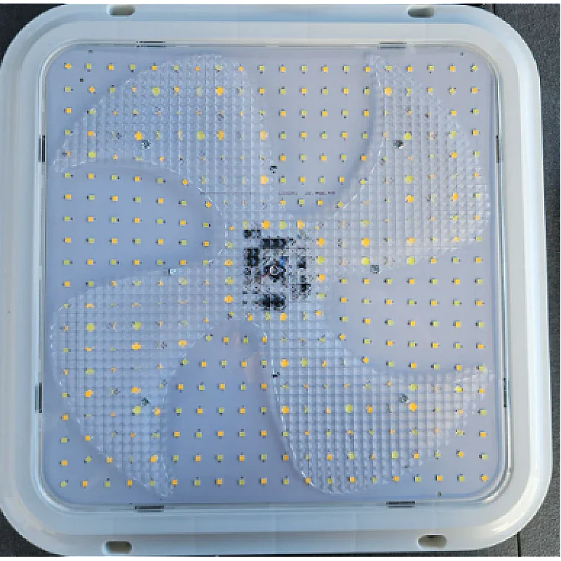Aplica LED 100W, 200W sau 300W cu Panou Solar, Interior/Exterior, Plafoniera Patrata, Lumina Rece/Calda