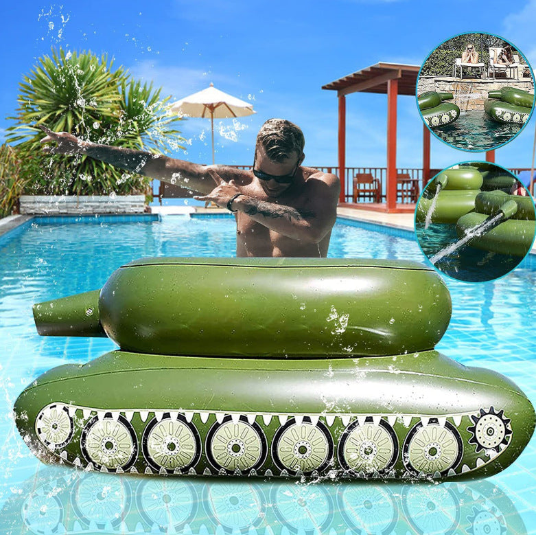 Tanc gonflabil piscina 160x110x60 cm cu pistol apa si patch din PVC 0.25mm