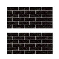 Placa autoadeziva decorativa 30x60 pentru perete, model caramida neagra