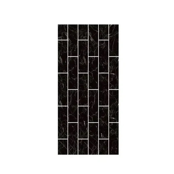 Placa autoadeziva decorativa 30x60 pentru perete, model caramida neagra